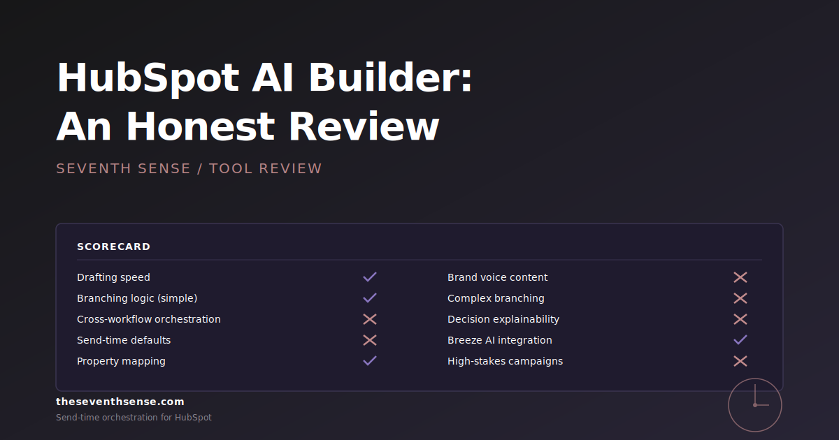 HubSpot's AI Workflow Builder: An Honest Review After 6 Months