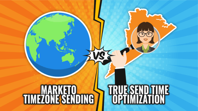 Marketo Timezone Sending vs. Send Time Optimization
