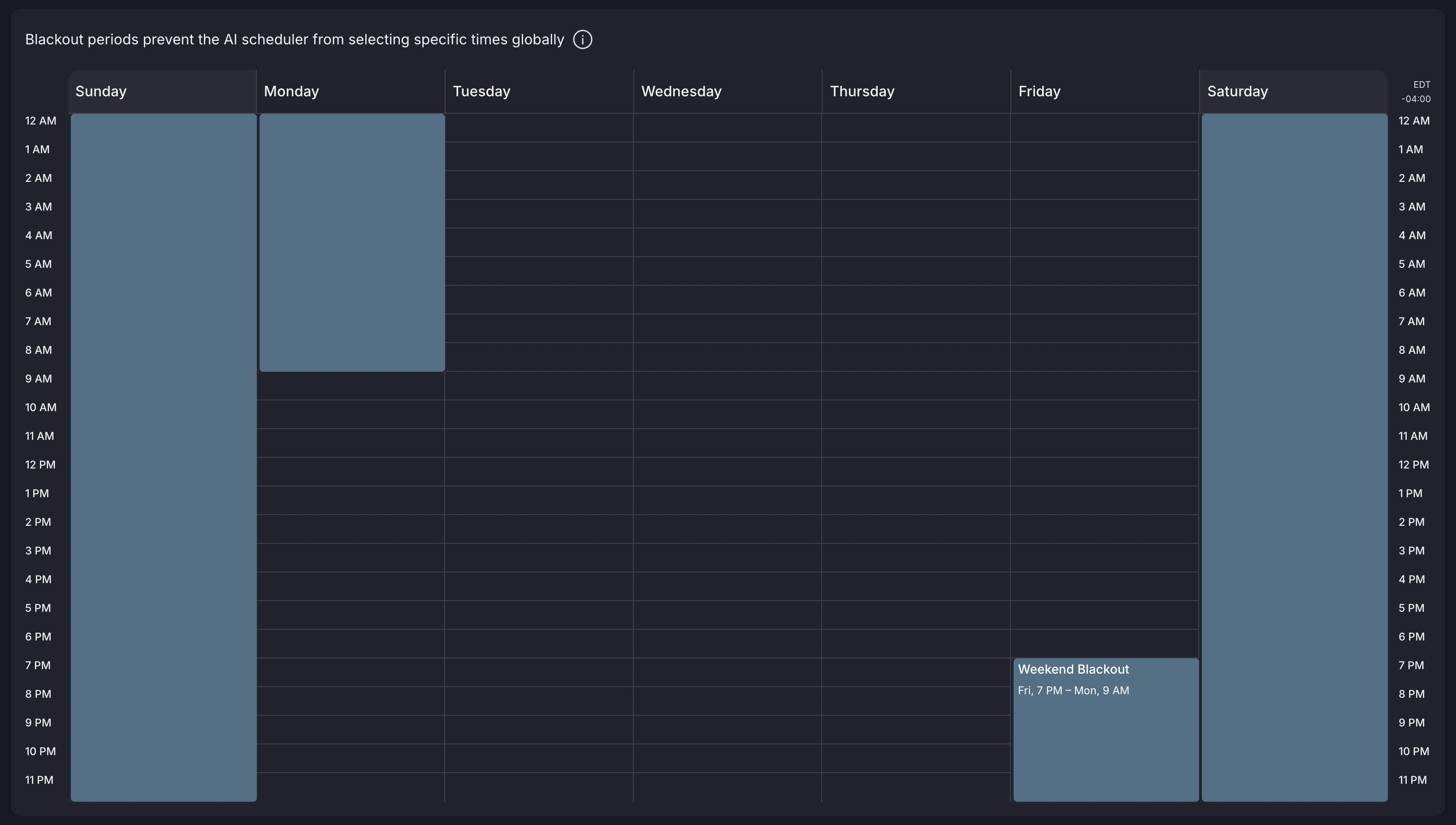 03102026 Release - Blackout Periods