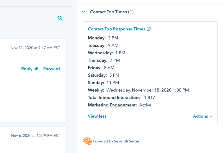 HubSpot CRM Profile